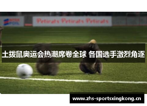 土拨鼠奥运会热潮席卷全球 各国选手激烈角逐 土拨鼠奥运会热潮席卷全球 各国选手激烈角逐